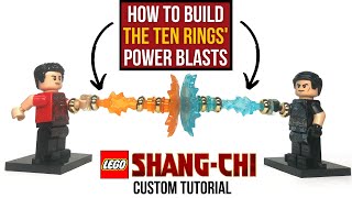 LEGO ShangChi TEN RINGS BLAST EFFECTS  Custom Tutorial [upl. by Yblocaj]