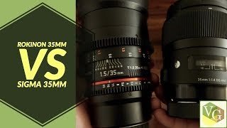 Rokinon 35mm vs Sigma 35mm [upl. by Hun222]