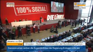 Aktuelles zum Bundesparteitag Die Linke  Vor Ort vom 15062013 [upl. by Eiffe]