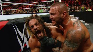 Randy Orton Sadistic Revenge On Seth Rollins  RAW 2015 Full Video [upl. by Inatsed]