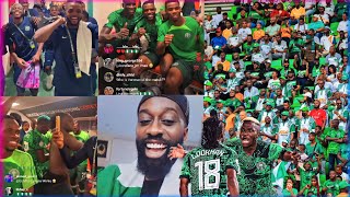 AFCON 2024 Super Eagles Celebrate Win Over Cameroon As They Lead 20 Full TimeCELEBRATION TIME [upl. by Torrie]