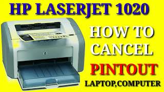 How To easily clear printer queue windows ll hp Laserjet printer [upl. by Idell565]