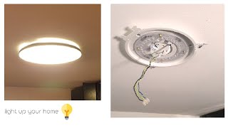 Tutorial Wie man eine Leuchte Lampe montiert und anschließt [upl. by Anitserp666]