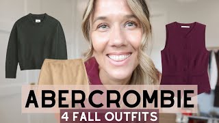 QUICK ABERCROMBIE HAUL NEW SWEATERS VEST TOP  SKORTS FOR FALL [upl. by Eckmann]