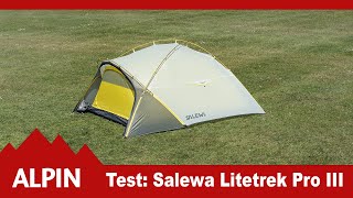 Test 2021 Salewa Litetrek Pro III  Zelt  ALPIN  Das Bergmagazin [upl. by Anelrahs914]