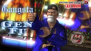 Dead or Alive 5 Last Round Gen Fu as Gangsta Grandpa Steam Deck [upl. by Francisca]