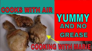 AIR FRYING CHICKEN WITH MY TWITCHING [upl. by Auhoj]