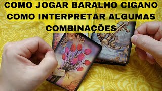 COMO INTERPRETAR COMBINAÇÕES DAS CARTAS DO BARALHO CIGANO [upl. by Rednal]