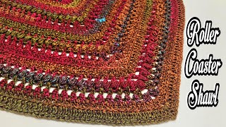 How To Crochet An Easy Beautiful Shawl With Any Yarn [upl. by Dougald762]