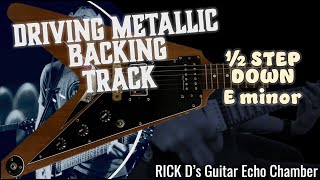 Half Step down Backing Track Ebm [upl. by Florida406]