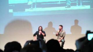 Supernatural Convention  AECON 2  Beginning Of Jareds amp Jensens Panel [upl. by Shara664]