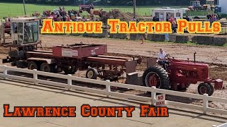 Antique Tractor Pulls  Lawrence County Fair  Part 2 [upl. by Winnah319]