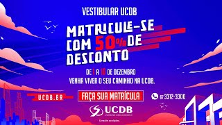 Vestibular UCDB 2023A  Matriculese Agora [upl. by Valsimot892]