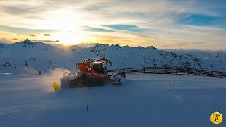 1 PistenBully 600  Winter Wonderland  Samnaun amp Ischgl  Drone DJI  Footage [upl. by Annavas]