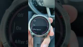 Garmin Fenix 7 Automatic Backlight [upl. by Ejroj]