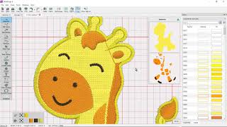 Editing an Applique File in DRAWings X [upl. by Lerim]