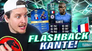 NGOALO KANTE 87 FLASHBACK KANTE Player Review FIFA 22 Ultimate Team [upl. by Nosidam494]