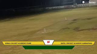 Live Cricket Match  Virag Cricket Academy Pune vs Kapil Cricket Academy Karnataka  09Nov24 0658 [upl. by Adnahcal]