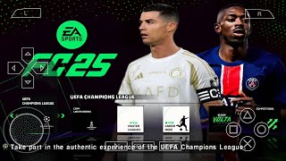 FIFA 2025 PPSSPP Android Offline 4K Camera  EA FC 25 PPSSPP HD Graphics Update Kits ampTransfer 2425 [upl. by Terrilyn]