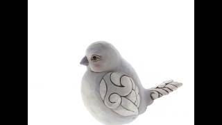 Charming Chirper Grey Bird Figurine  6003630 [upl. by Atiluj853]