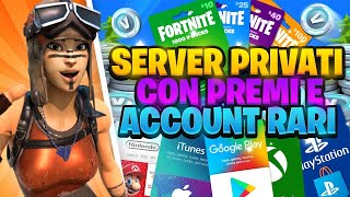 🔴REGALO SKIN e PASS GRATIS SERVER PRIVATI 🎁 ACCOUNT RARI PER I SUB E DONATORI Live Fortnite ITA [upl. by Juliana]