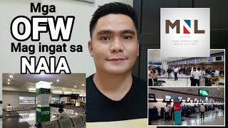 MGA OFW MAG INGAT SA NAIA  MANILA INTERNATIONAL AIRPORT [upl. by Whitver307]