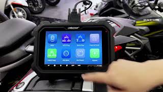 OBDSTAR MS80 Motorcycle Diagnostics Demo for MV AGUSTA [upl. by Mazlack]