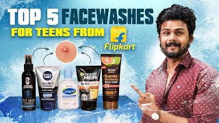 Rating Best FACE WASHES 🥰 From Flipkart  For Teenagers [upl. by Ellehsem]