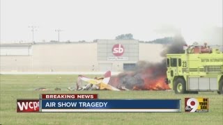 Two killed in Dayton air show crash [upl. by Aikaj]