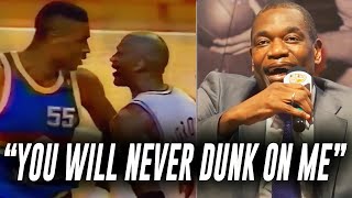 Dikembe Mutumbo quotI made him madquot  The Events That Led To Michael Jordans ICONIC Dunk On Him [upl. by Raines803]