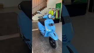 vespa primavera s all new coulor blue capri shortvideo primavera [upl. by Fai404]