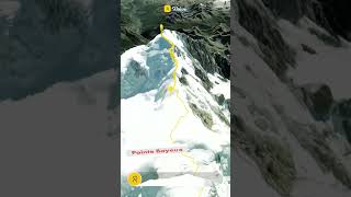 Mont Blanc 🏔️ mountains inspiration 2024 trip treking hiking passion shortvideo shorts [upl. by Katonah938]