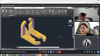 AutoCAD Tutorial  Mechanical Bracket Design Kursus AutoCAD 2D amp 3D [upl. by Yvi]