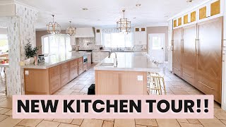 PART 1 New Kitchen Tour MASSIVE kitchen remodel TRANSFORMATION for a family of 10  Jordan Page [upl. by Nomzaj248]