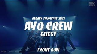 AYO CREW  BEDREX SHOWCASE 2023 59  FRONT ROW [upl. by Tatianna]