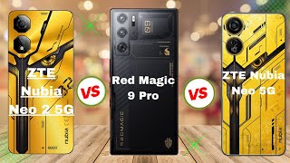 zte nubia neo 5g vs nubia neo 2 5g vs red magic 9 pro [upl. by Umberto440]