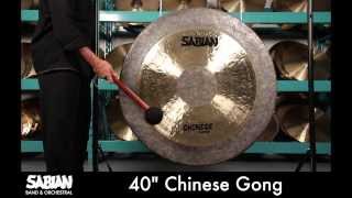 Sabian 40quot Chinese Gong [upl. by Aynod]