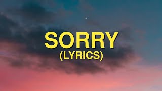 Halsey  Sorry Lyrics [upl. by Atniuqal]