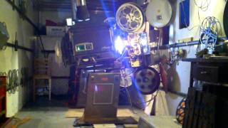 Georgetown Indiana drivein carbon arc projector [upl. by Robinia]