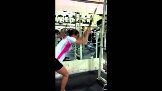 Quickie Workout Double Pole on Cable Machine [upl. by Eldrid]