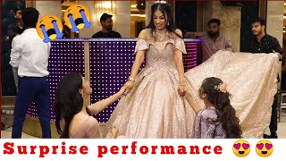 Surprise dance performance by my friends on my engagement 😍 Mansi Yadav vlogs [upl. by Ainesy]