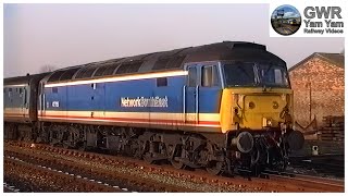 Class 47 on the LSWR  5  Salisbury 1991  4k Remaster [upl. by Edgard]