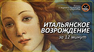 Итальянское Возрождение за 12 минут КроссКульт [upl. by Dualc]