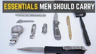 Top 5 EDC Accessories Every Man Should Carry [upl. by Lartnom]