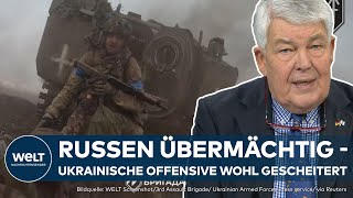 UKRAINEKRIEG Tokmak wohl nicht zu erreichen  Russische Verteidigung bicht [upl. by Desmund]