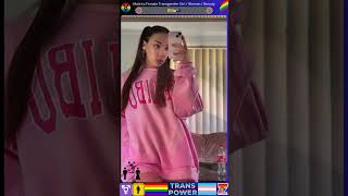 Male to Female Transgender Beauty  Ellie🇦🇺 viralvideo transgender mtf shorts [upl. by Haziza]