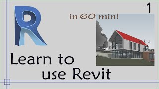 Revit  Complete Tutorial for Beginners  Learn to use Revit in 60 minutes  Part 1 [upl. by Schlessinger652]