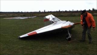 Verhees Delta a FAST tiny homebuilt airplane [upl. by Marcela]