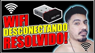 WIFI DESCONECTANDO NO WINDOWS RESOLVIDO [upl. by Wooster487]