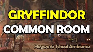 Gryffindor Common Room Tour  Warm and Cozy  Harry Potter Ambience [upl. by Moriah]